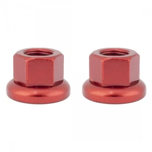 ORIGIN8 Cr-Mo Track Rear Axle Nuts HUB AXLE NUT OR8 CRMO RR M10x1.0 PR RD - Picture 1 of 1
