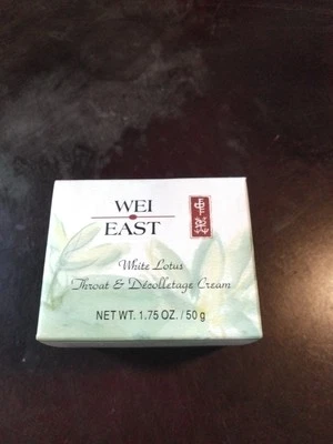 Crema de garganta y escote de loto blanco Wei East 1,75 oz ¡SELLADA! Foto 1 de 4