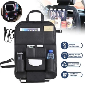 Auto Rücksitz Organizer Rückenlehnenschutz Autositzschoner Autotasche für Kinder - Bild 1 von 14