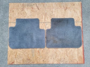 1994-2001 Acura Integra Coupe Driver Passenger Rear Floor Mat Pair Gray OEM - Picture 1 of 8
