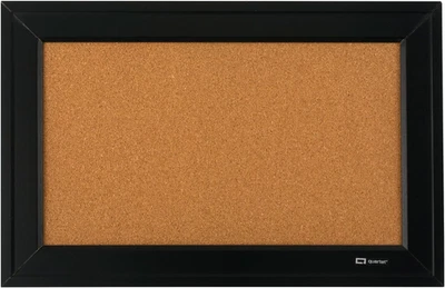Cork Bulletin Board, Framed Corkboard, 11” X 17”, Black Frame, Message Board (79 - Image 1 of 4