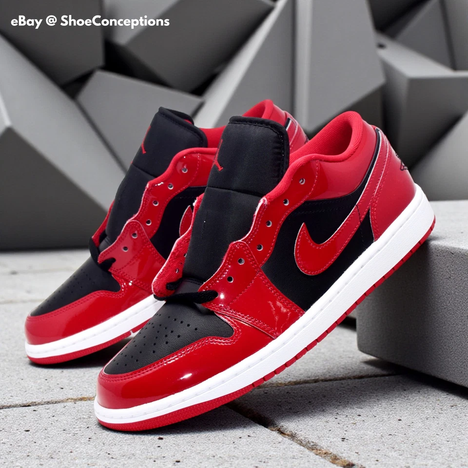 Nike Air Jordan 1 Low SE Zapatos Negro Rojo Universitario Blanco HV4089-006 Hombres Tallas NUEVO Foto 1 de 4