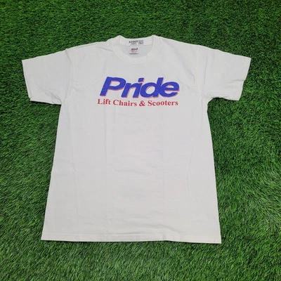 Vintage 90s Pride Statement Shirt Womens Large 20x27 White - Image 1 of 4