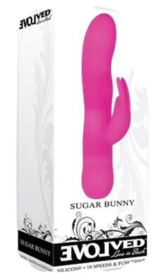 Evolved Novelties Sugar Bunny - Silicone Rechargeable Rabbit Vibrator - Image 1 of 3