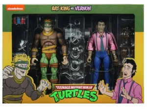 Rat King VS Vernon Cartoon 2-Pack Teenage Mutant Ninja Turtles TMNT Figur NECA - Bild 1 von 7