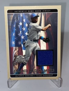2005 Fleer Alfonso Soriano National Pastime Grand Old Gamers Jersey #GOG-AS - Picture 1 of 4
