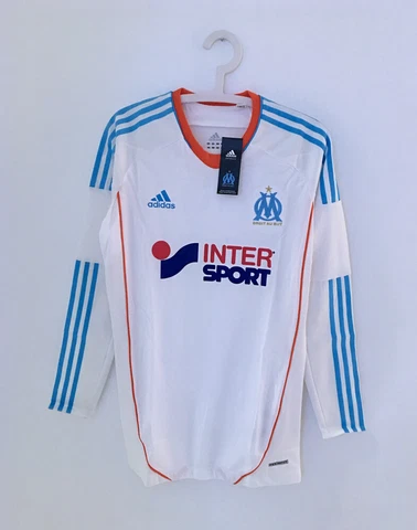 New OLYMPIQUE MARSEILLE Adidas TechFit 2012/13 Football Shirt L Soccer Jersey Cover