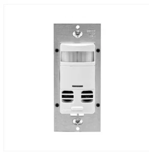 Sensor de movimiento de ocupación Leviton OSSMT-GDW, caja de interruptores de pared, blanco nuevo en caja - Imagen 1 de 14