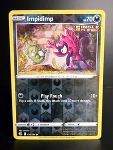 Pokémon TCG - Impidimp - 176/264 - Reverse Holo - Fusion Strike (2021) - NM - Picture 1 of 1