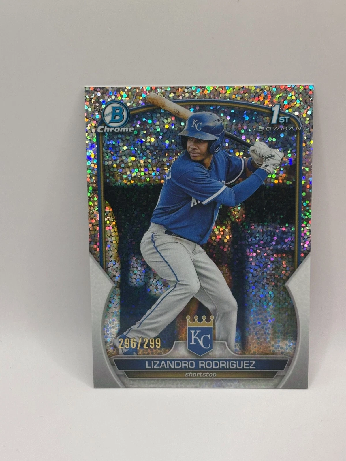 2023 Bowman Chrome Prospect Speckle Refractor /299 Lizandro Rodriguez BCP-47 1st
