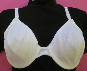 Barely There Underwire Racerback Multi-way Straps Sheer Ivory Bra 38B - Picture 1 of 8