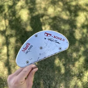 Maxfli Golf T-BONE II by TAD MOORE PUTTER Right Handed Steel Original Grip 35" - Picture 1 of 4