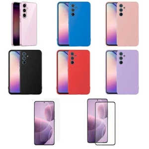 Funda Samsung Galaxy A16 4G / 5G Silicona Gel Lisa + Protector Cristal 5D o 9H - Imagen 1 de 9