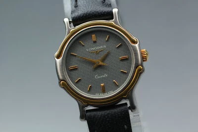 New Band [Near MINT] Longines 153 6742 Grey Dial Quartz Women's From JAPAN W642 - image 1 of 4
