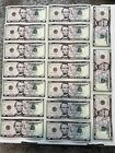 17 Sequential $5 Dollar Bills Crisp Lot, Fancy Serial Numbers 55918144-55918160