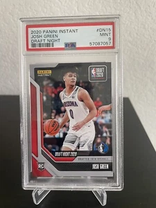 2020-21 JOSH GREEN Rookie RC Draft Night /287 PSA 9 MINT POP 1 None Higher!! - Picture 1 of 2