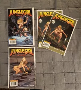 Jungle Girl Comics 3 Issues (4 comics) *NEAR MINT NEVER READ CON BRAND NEW - Picture 1 of 6