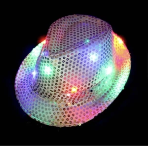 Christmas Hat Birthday Hat Flashing Light up LED Hat For Children kids boys girl - Picture 1 of 27
