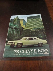 1968 Brochure concessionario Chevy II Nova - Foto 1 di 2