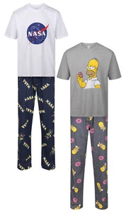PIJAMA PERSONAJE PARA HOMBRES DORMIR SALÓN ROPA DE NOCHE EX TIENDA DEL REINO UNIDO CONJUNTOS DE PIJAMAS M-2XL NUEVO - Imagen 1 de 4
