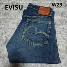 Evisu Rare Vintage white seagull print Denim Jeans No2 Lot2000 Mens Sz ｗ29