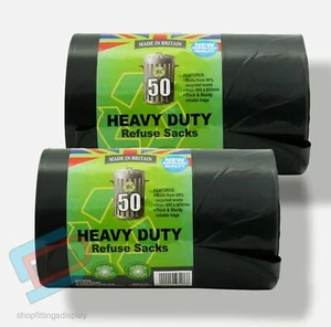 50 x Sacchi per Rifiuti Resistenti Super Resistenti, Super Resistenti - Foto 1 di 2