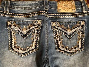 Damenjeans Miss Me 29x32 Bling - Bild 1 von 6