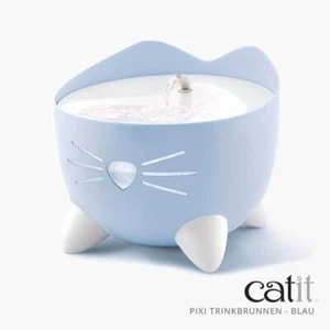 Fuente para gatos Catit Pixi 2,5 litros azul / LED agua fuente para gatos - Imagen 1 de 1