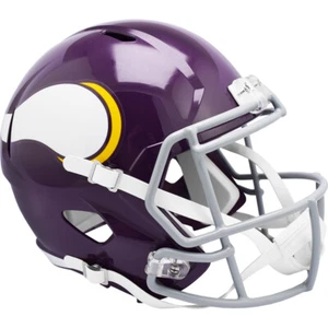 Casco de fútbol americano réplica tamaño completo velocidad retro Minnesota Vikings 1961-79 - Imagen 1 de 4