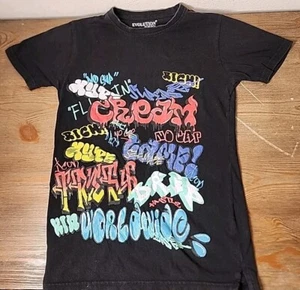 Evolution in Design Graffiti Short Sleeve Black T-Shirt, Size - S - Picture 1 of 3