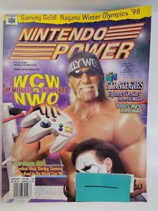 Nintendo Power Magazin Band 105 WCW vs nWo 64 mit Wario Land Poster  - Bild 1 von 3