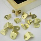 100 Pcs Gold Stainless Angle Bracket  Cabinet Screen Wall