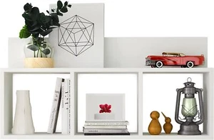 Danya B. Modern 3 Cube Floating Wall Shelf with Display Ledge Triple Cubby Shelf - Picture 1 of 2