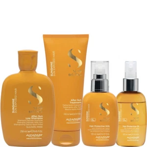 ALFAPARF MILANO SDL Kit Sun Sh 250ml + Treat 200ml + Protect 125ml + Oil 125ml - Imagen 1 de 1