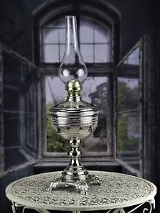 Handmade Engraved Copper Oil Lamp, Copper Kerosene Lamp, Copper Oil Lantern - Picture 1 of 2