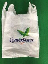 center parcs Plastic Carrier Bags X2 Joblot 28x38cm 