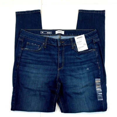 Pantalones de mezclilla ajustados para mujer Sonoma Supersoft elásticos tiro medio Bettencourt Destructed 16L Foto 1 de 4