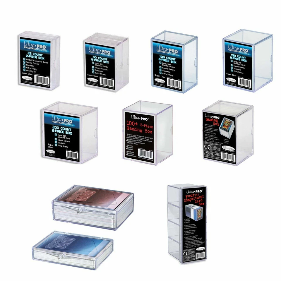 Ultra Pro 2-Piece Storage Deck Box Slide Schiebebox - Hinged 35 50 100 150 100+