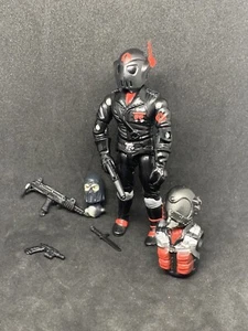 Black Major Custom Black W.O.R.M.S Aero Viper Hooded Cobra Commander Gi Joe Lot - Picture 1 of 7