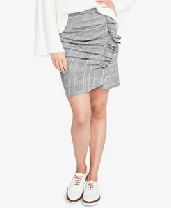 Rachel Rachel Roy Women's Size 2 Ruffled Houndstooth Skirt Retail $89.00 - Picture 1 of 5