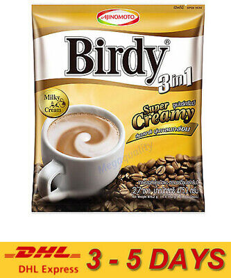 27 Sticks Birdy 3 In 1 Instant Coffee Mix Powder Cream #creamy Latte • 30.11€