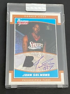  2002-03 Bowman Signatures Basketball Auto #SE-JS John SALMONS #'d/999  - Imagen 1 de 2