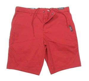 Boss Hugo Boss Men's Red Litt Water Repellent Technical Twill Shorts - Picture 1 of 2