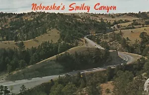 US Highway 20 in Nebraska's Smiley Canyon NE postcard - Picture 1 of 2