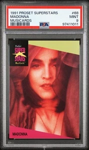 MADONNA 1991 Pro Set SuperStars Musicards #68 MINT PSA 9  - Picture 1 of 2