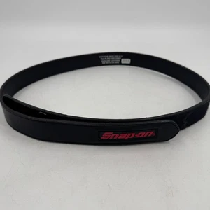 Snap-On Schwarz Leder Gürtel Herren Taille Größe 34-36 Werkzeug Zubehör Heftklammer - Bild 1 von 4