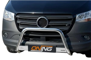 Frontbügel Edelstahl für Mercedes Sprinter W907 W910 Bj.2018- Ø63mm Gutachten - Bild 1 von 9