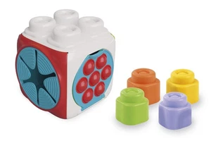Clementoni Soft Sensory Activity Cube Set Costruzioni Prima Infanzia Mattoncini - Foto 1 di 24