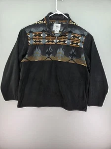 Pullover polar XL para hombre diseño Sante Fe bordado Silverton Colorado  - Imagen 1 de 9