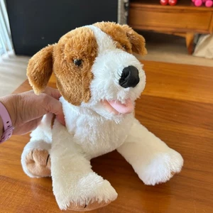 Build A Bear Plush Jack Russell Terrier Puppy Stuffed Toy Pet Lovey 14 in BAB - Picture 1 of 12